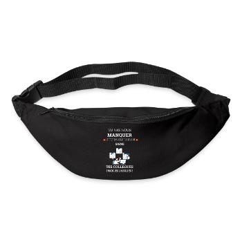 Colleague Departure Humor - Bum bag - black - Front