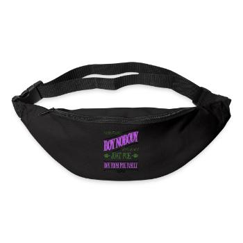 quote birthday art comics book humor book keeper - Bum bag - black - Front