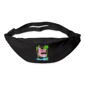 Positivity Vibes Relax Cleanse Vacation Renew - Bum bag - black - Front