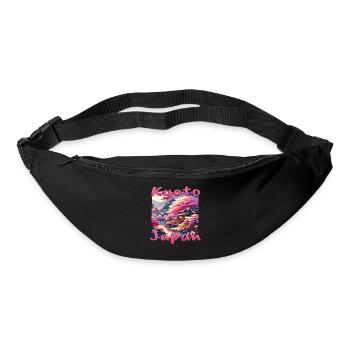 Kyoto Magic: Sunset, Pagodas & River - Bum bag - black - Front