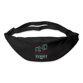 Tronçonneuse amusante charpentier cadeau idée cool - Sac banane - noir - Devant