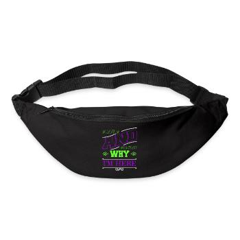 eat sleep swim tshirts biker sorority sayings - Gürteltasche - Schwarz - Vorne