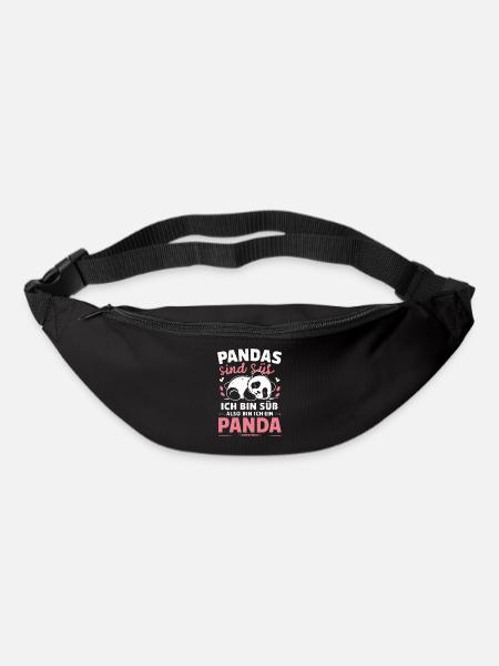Panda Panda Bear Pandas - Bum bag - black