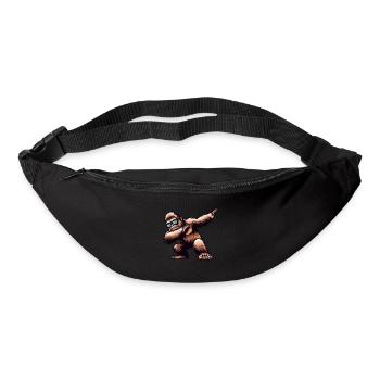 Bigfoot Dabbing mit Sonnenbrille - Gürteltasche - Schwarz - Vorne