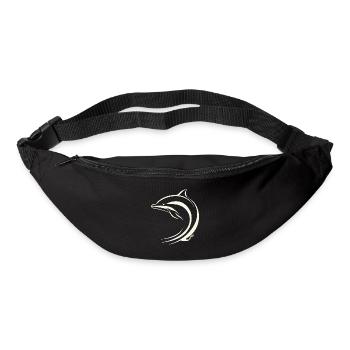 Minimal Dolphin - Bum bag - black - Front