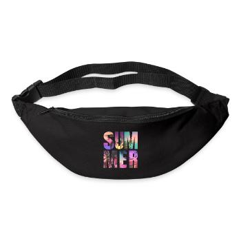 Summer vibes été - Sac banane - noir - Devant