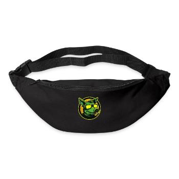 Green Cool Pig: All Poop - Bum bag - black - Front
