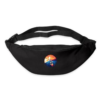 Sonnenuntergang über den Philippinen - Gürteltasche - Schwarz - Vorne