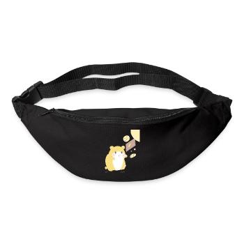 Cuisson du hamster Corée - Sac banane - noir - Devant
