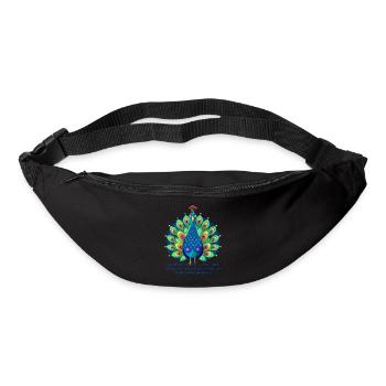 Erbärmlicher Pfau - Gürteltasche - Schwarz - Vorne