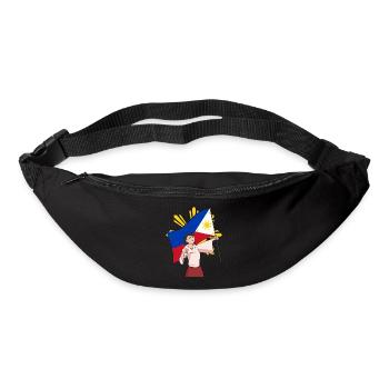Philippines Drapeau philippin Pride I cadeau - Sac banane - noir - Devant