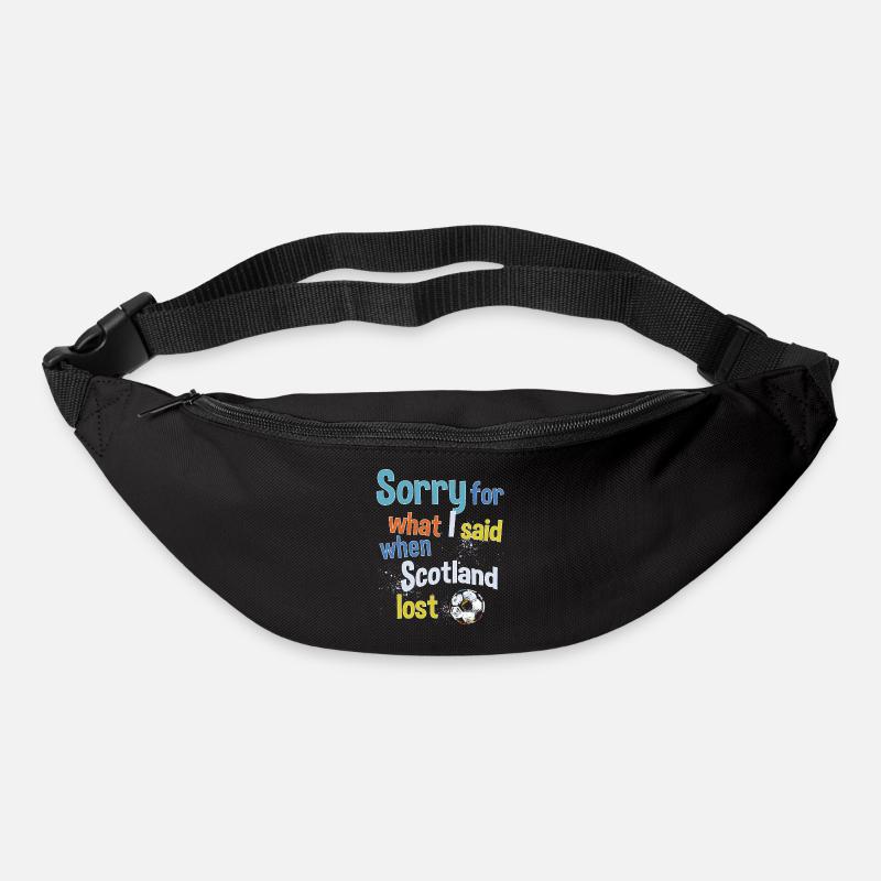 Sorry for what I said when Scotland lost - Gürteltasche - Schwarz