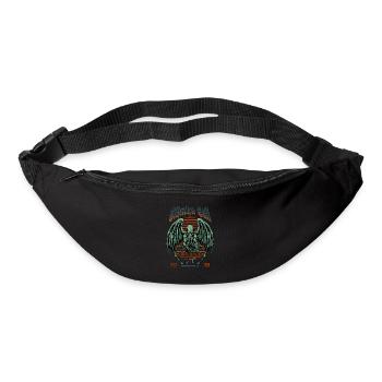 Grüner Kaiju - Cthulhu Kult Lovecraft Necronomicon - Gürteltasche - Schwarz - Vorne