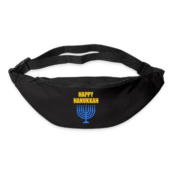HAPPY HANUKKAH - Gürteltasche - Schwarz - Vorne