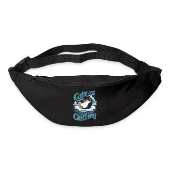 Calm And Chilling Penguin - Bum bag - black - Front