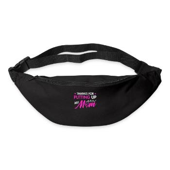 Merci d’avoir accueilli ma mère - Sac banane - noir - Devant