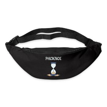 Sablier pacience - Sac banane - noir - Devant