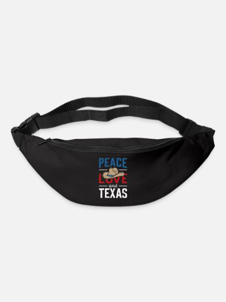 Texas State Texaner Texas - Gürteltasche - Schwarz