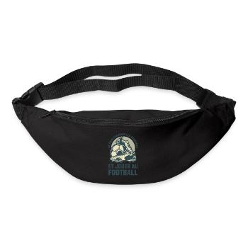 NÉ POUR JOUER AU FOOTBALL - Sac banane - noir - Devant