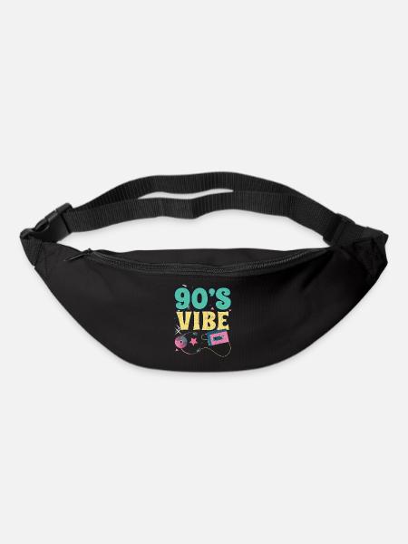 90er Jahre - Gürteltasche - Schwarz