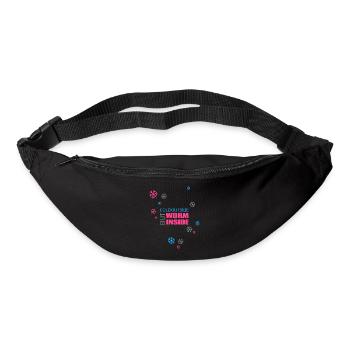 Cold outside but worm inside - Gürteltasche - Schwarz - Vorne