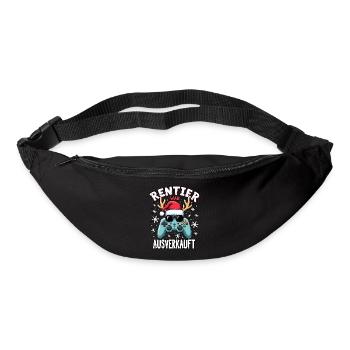 Rentier war ausverkauft gamer - Gürteltasche - Schwarz - Vorne