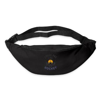 Jpeux pas j ai hockey - Sac banane - noir - Devant