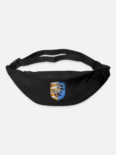 Coat of arms two-headed swan - Bum bag - black
