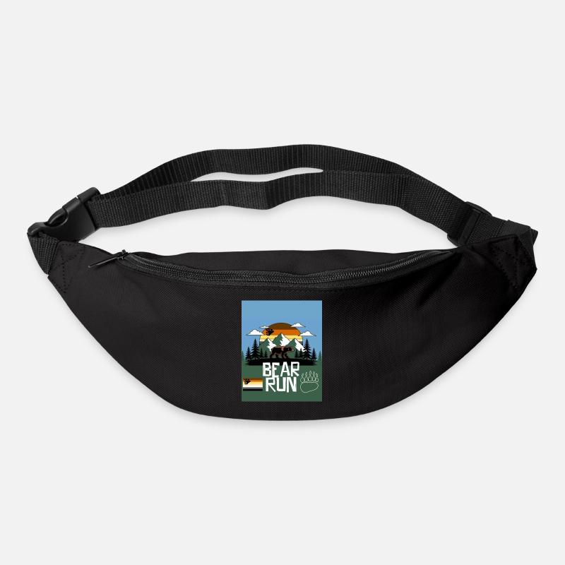 schwule Bären - Gürteltasche - Schwarz