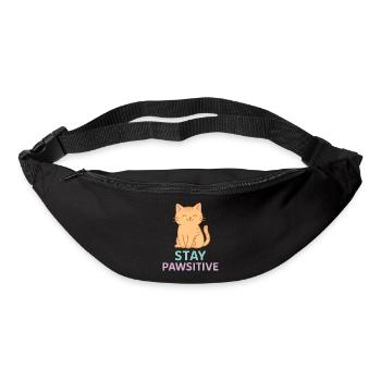 Stay Pawsitive - Bum bag - black - Front