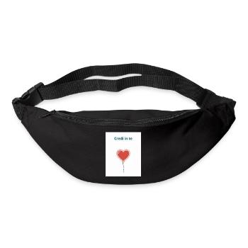 Croyez en vous - Sac banane - noir - Devant