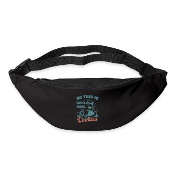 So This Is How U Make Cookies Cute Cat - Bum bag - black - Front