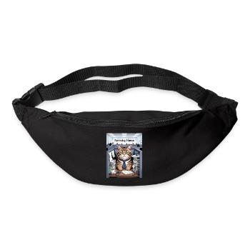 Katzenchef im Büro Not today - Gürteltasche - Schwarz - Vorne