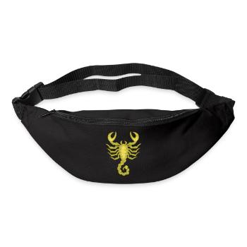Sternzeichen Skorpion - Gürteltasche - Schwarz - Vorne