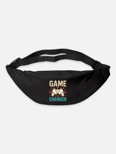 Retro Vintage Gaming - Gürteltasche - Schwarz