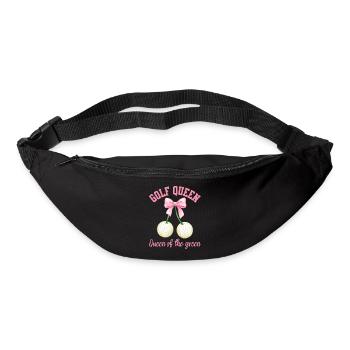 Golf Queen Funny Golfer Women Golfing - Bum bag - black - Front