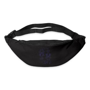 Homard Duo Illustré - Sac banane - noir - Devant