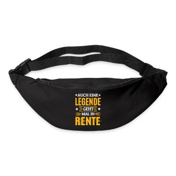 Legend retired - Bum bag - black - Front