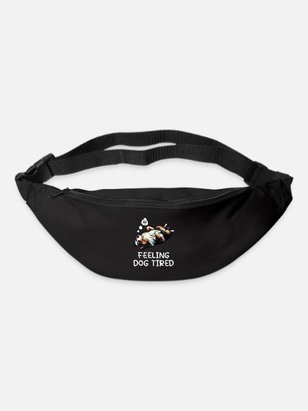 Feeling Dog Tired Australian Shepherd Aussiehalter - Gürteltasche - Schwarz