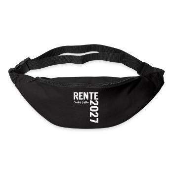 Rente 2027 - Ruhestand - Pension - Gürteltasche - Schwarz - Vorne