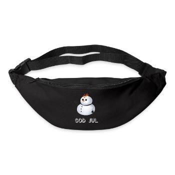 Gothic Schneemann God Jul - Schwedisch - Gürteltasche - Schwarz - Vorne