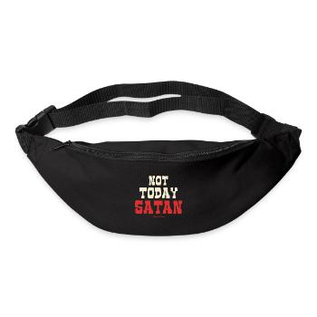 Not today, Satan - Bum bag - black - Front