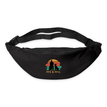 Fauteuil roulant avec chien Sort Dog and Roll - Sac banane - noir - Devant