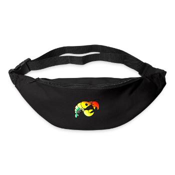 Homard Comic Animal - Sac banane - noir - Devant