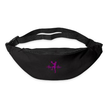 Haertbeat Basketball - USA - Team Sport - Hoops - Gürteltasche - Schwarz - Vorne