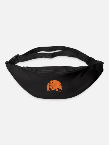 Bouledogue français Halloween - Sac banane - noir