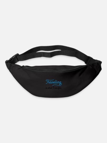 travellingiswhat - Sac banane - noir