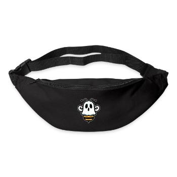 Halloween Ghost Creepy Spooky Scared Horror Party - Bum bag - black - Front
