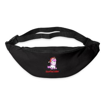 Christmas unicorn Christmas unicorn - Bum bag - black - Front