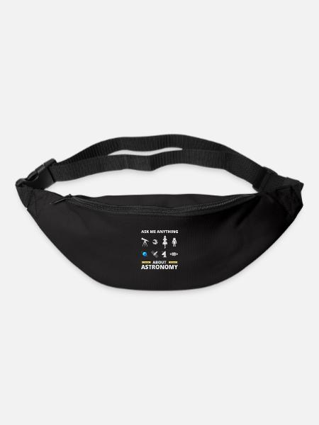 Cadeau drôle d'astronomie - Sac banane - noir